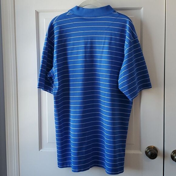 KAPALUA CABO GOLF SHORT BRIGHT BLUE GOLF SHIRT SIZE LARGE - Picture 5 of 5